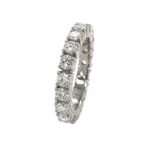 Memoire Ring Gr. 46 ca. 1,0 ct Diamanten Weißgold 750/ 18K - Bild 2 Vorschau