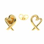 Tiffany & Co. „Loving Heart“ by Paloma Picasso Ohrstecker Gelbgold 750/ 18K - Bild 2 Vorschau