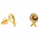 Tiffany & Co. „Loving Heart“ by Paloma Picasso Ohrstecker Gelbgold 750/ 18K - Bild 3 Vorschau