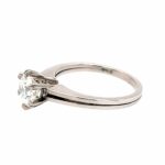 Solitärring Gr. 53 ca. 1,10 ct Brillant Weißgold 750/ 18K - Bild 3 Vorschau