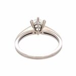 Solitärring Gr. 53 ca. 1,10 ct Brillant Weißgold 750/ 18K - Bild 4 Vorschau