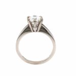 Solitärring Gr. 53 ca. 1,10 ct Brillant Weißgold 750/ 18K - Bild 5 Vorschau