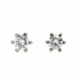 Solitärohrstecker 0,38ct Diamanten Weißgold 750/ 18K IGI Zertifikat Vorschau