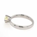 Solitärring Gr. 55 0,90ct Cushion-Cut Diamant Weißgold 18K IGI Zertifikat - Bild 3 Vorschau