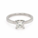 Solitärring Gr. 54 1,01 ct Diamant Weißgold 750/ 18K GIA Zertifikat - Bild 4 Vorschau
