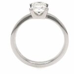 Solitärring Gr. 54 1,01 ct Diamant Weißgold 750/ 18K GIA Zertifikat - Bild 6 Vorschau