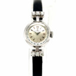 Omega Platinum Vintage Watch 1950s Diamonds Cal. 481, manual wind - Bild 2 Vorschau