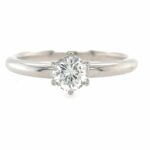 Solitärring Gr. 54 0,50 ct Diamant Weißgold 750/ 18K DPL Zertifikat Vorschau