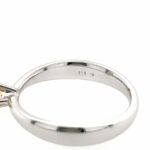 Solitärring Gr. 52 0,14 ct Diamant Weißgold 750/ 18K GIA Zertifikat - Bild 5 Vorschau