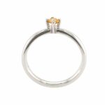Solitärring Gr. 52 0,14 ct Diamant Weißgold 750/ 18K GIA Zertifikat - Bild 4 Vorschau