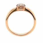 Solitärring Gr. 56,5 ca. 1,01 ct Diamant Roségold 750/ 18K - Bild 4 Vorschau