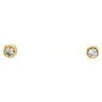 Solitärohrstecker ca. 0,56 ct Diamanten Gelbgold 585/ 14K Vorschau