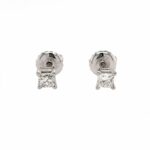 Solitärohrstecker ca. 0,24 ct Diamanten Weißgold 585/ 14K Vorschau