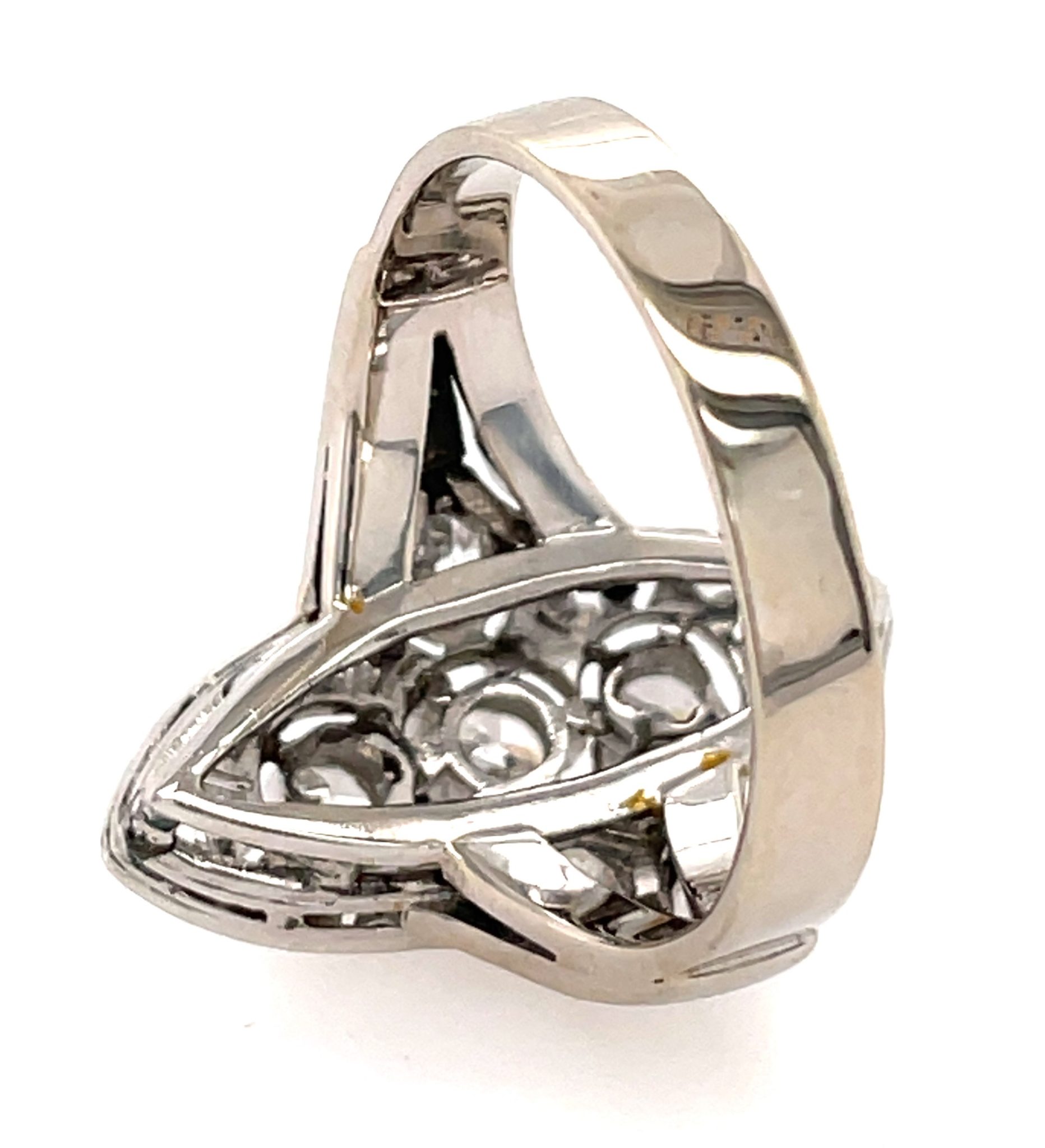 Diamant Ring Gr. 58 ca. 0,50 ct Brillanten Weißgold 585/ 14K - Bild 3