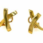 Tiffany & Co. „Loving X“ Ohrclips Gelbgold 750/ 18K - Bild 2 Vorschau