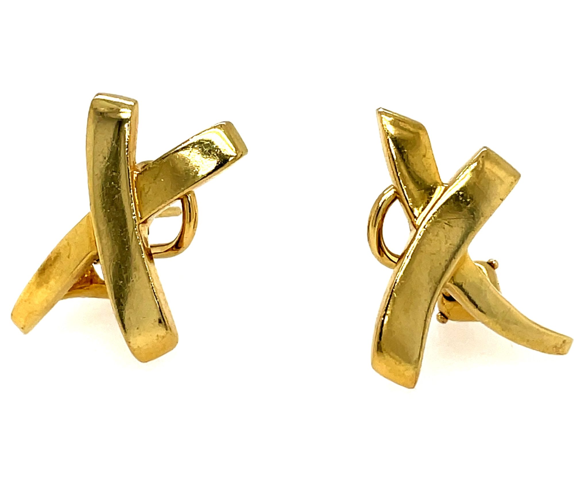 Tiffany & Co. „Loving X“ Ohrclips Gelbgold 750/ 18K - Bild 2