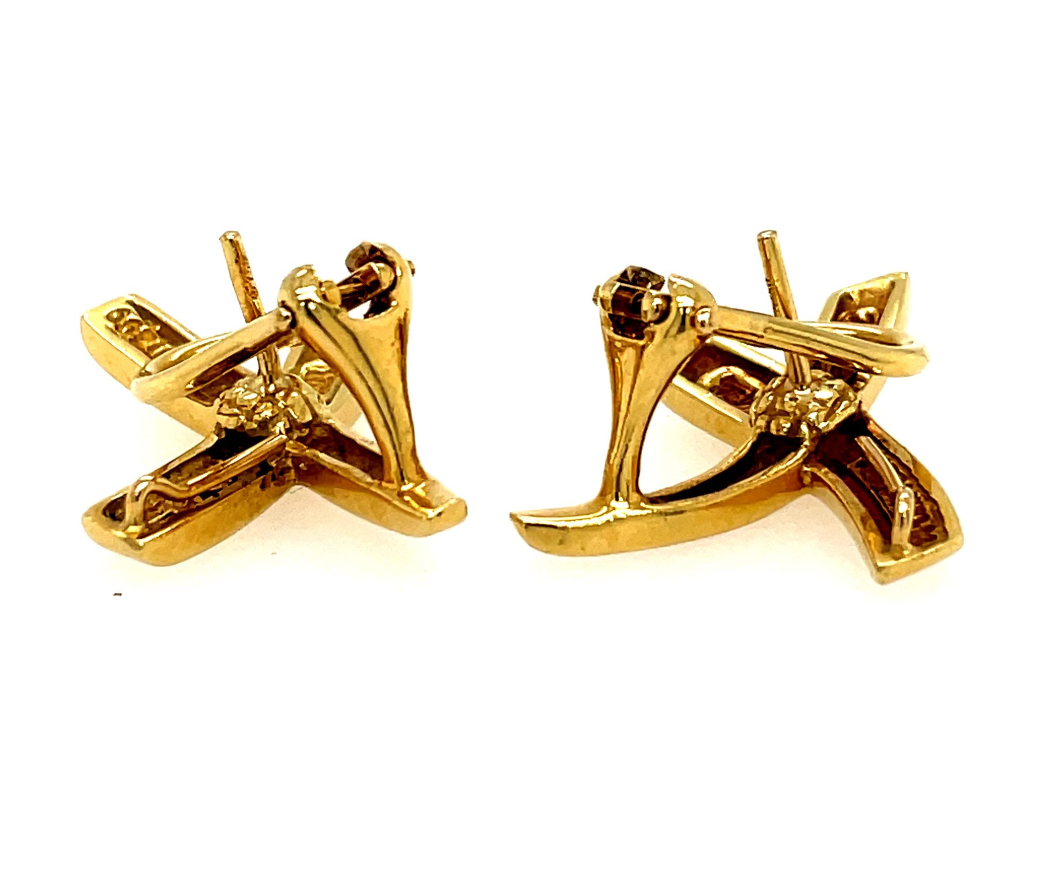 Tiffany & Co. „Loving X“ Ohrclips Gelbgold 750/ 18K - Bild 4