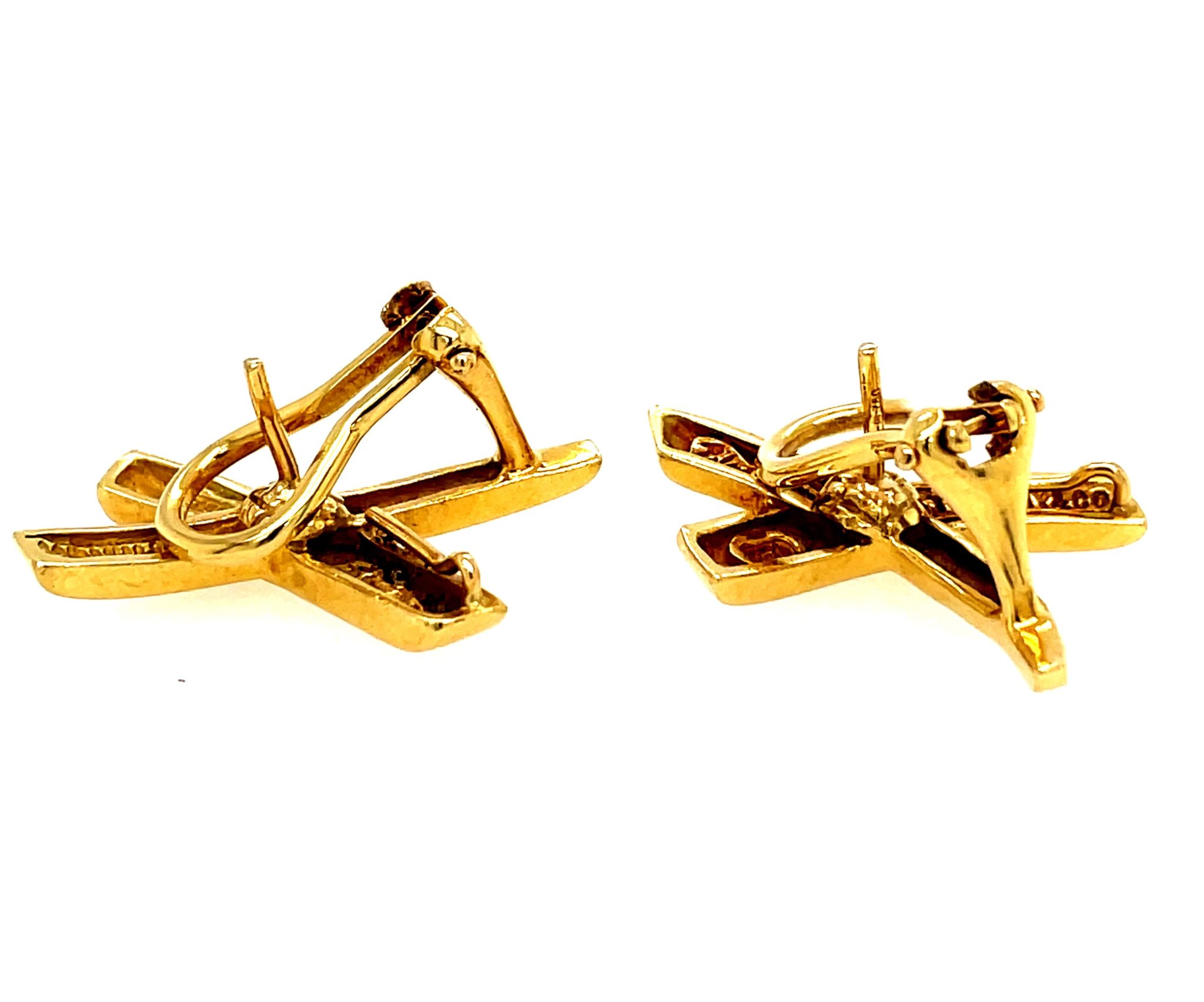 Tiffany & Co. „Loving X“ Ohrclips Gelbgold 750/ 18K - Bild 5