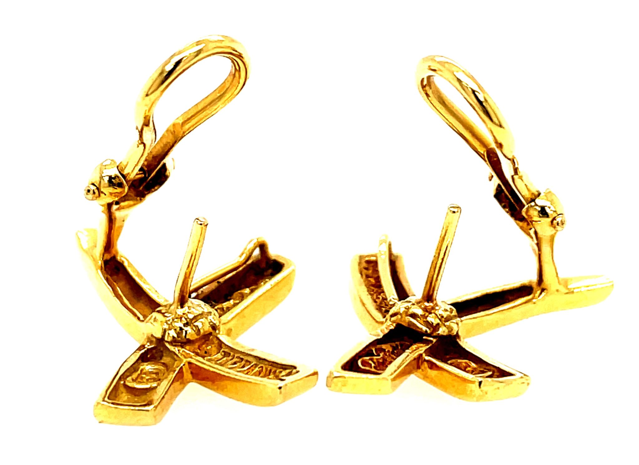 Tiffany & Co. „Loving X“ Ohrclips Gelbgold 750/ 18K - Bild 3