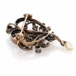 Jugendstil Anhänger ca. 0,50 ct Diamanten Gelbgold 585/ 14K - Bild 4 Vorschau
