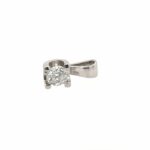 Solitäranhänger ca. 0,33 ct Diamant Weißgold 750/ 18K - Bild 3 Vorschau