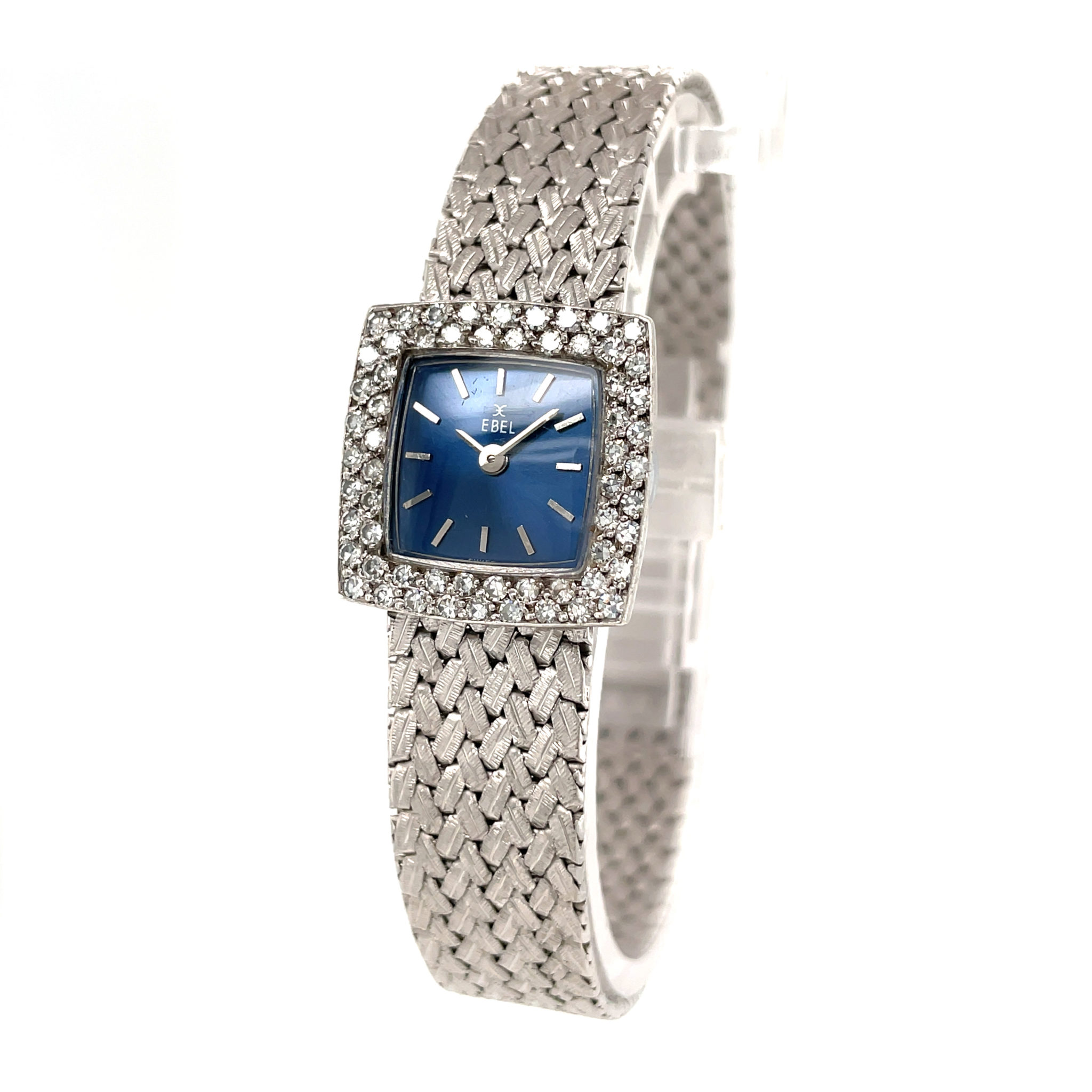 Ebel Ladys 1960s Whitegold 750 Diamond Watch, VINTAGE Fully serviced 05/2022 - Bild 4