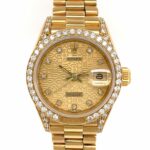 Rolex Lady-Datejust Ref. 69158 GG 750 Factory Setting Diamanten, Box, fully serviced 05/22 - Bild 3 Vorschau