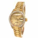 Rolex Lady-Datejust Ref. 69158 GG 750 Factory Setting Diamanten, Box, fully serviced 05/22 - Bild 4 Vorschau