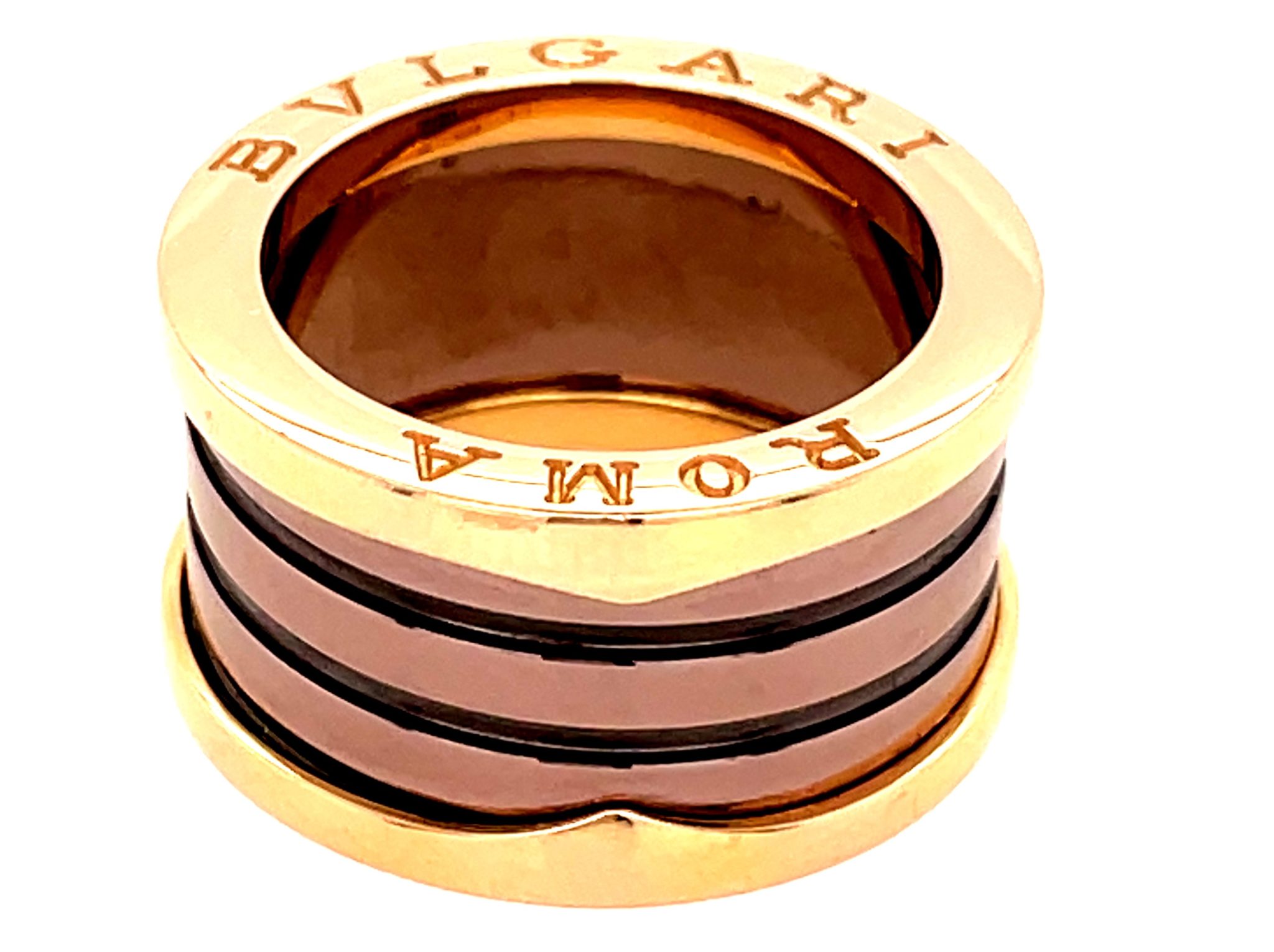 Bulgari „B.Zero1 Mythap“ Ring Gr. 53 Metall/ Roségold 750/ 18K BVLGARI 3 Band - Bild 2