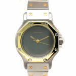 Cartier Santos Octagon Vintage Stahl/Gold 25mm Ref. 0907 ca. 1990 - Bild 2 Vorschau