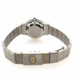 Cartier Santos Ronde Ref. 0907 18k Gold Automatik Stahl/Gold fully serviced 04/2022 - Bild 7 Vorschau