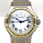 Cartier Santos Ronde Ref. 0907 18k Gold Automatik Stahl/Gold fully serviced 04/2022 Vorschau