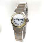 Cartier Santos Octagonale Ref. 0907 18k Gold Automatik Stahl/Gold VIntage Watch - Bild 3 Vorschau