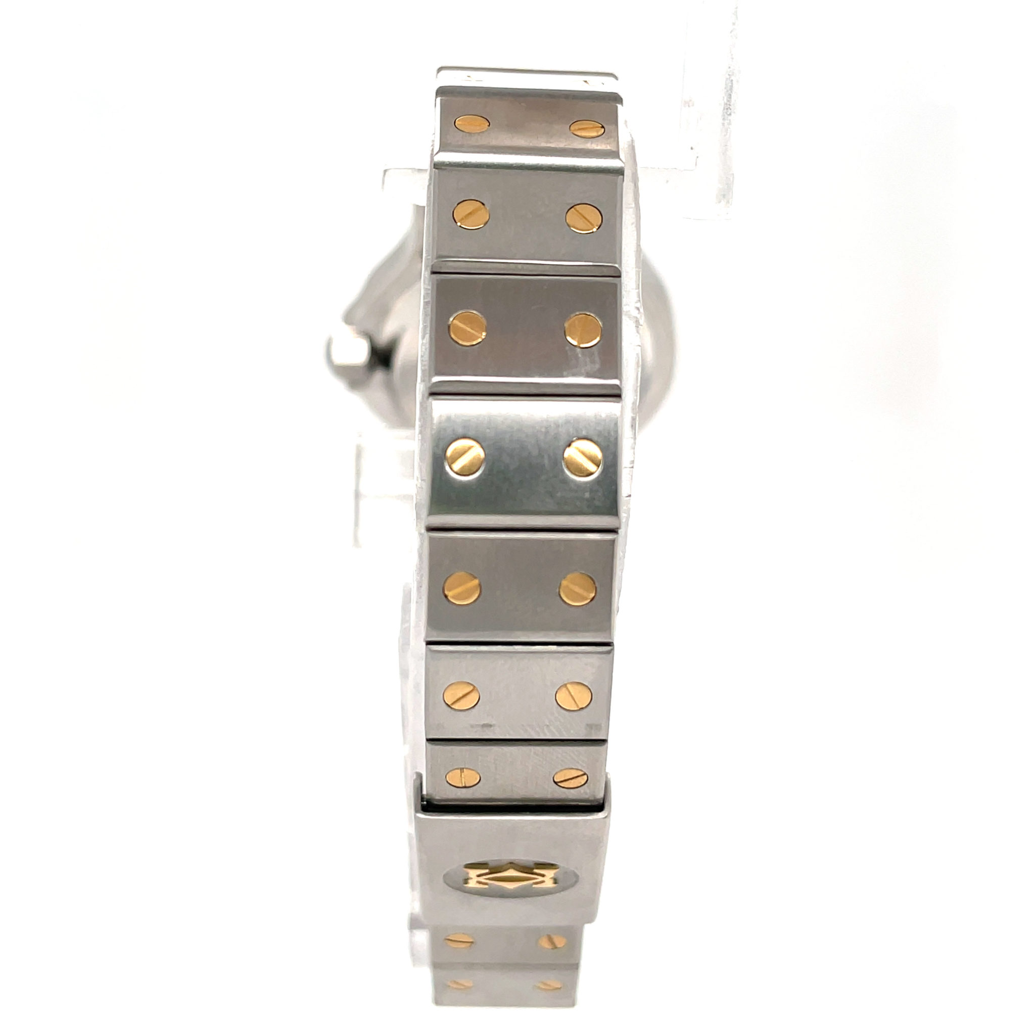 Cartier Santos Octagonale Ref. 0907 18k Gold Automatik Stahl/Gold VIntage Watch - Bild 7