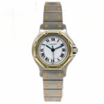 Cartier Santos Octagonale Ref. 0907 18k Gold Automatik Stahl/Gold VIntage Watch Vorschau