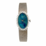 Chopard Ladys 18 K White Gold, Diamond, Opal Watch, Vintage, manual wind - Bild 3 Vorschau