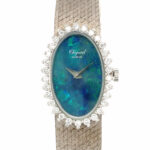 Chopard Ladys 18 K White Gold, Diamond, Opal Watch, Vintage, manual wind Vorschau