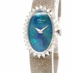 Chopard Ladys 18 K White Gold, Diamond, Opal Watch, Vintage, manual wind - Bild 4 Vorschau