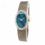 Chopard Ladys 18 K White Gold, Diamond, Opal Watch, Vintage, manual wind - Bild 5 Vorschau