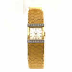 Rolex Precision Lady’s Gold 750 Vintage watch Factory diamaond setting ca. 1960s Vorschau