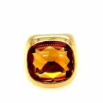 Citrin Ring ca. 11 ct Gr. 54 Gelbgold 750/ 18K Vorschau