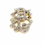 „SP“ Brosche ca. 1,50 ct Diamanten Bicolor 750 / 18K Vorschau