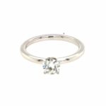 Rüschenbeck Solitärring 0,50 ct Diamant Gr. 56 Weißgold 18K GIA Zertifikat - Bild 2 Vorschau