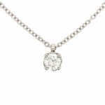 Rüschenbeck Kette mit Solitäranhänger 44cm 0,50 ct Diamant Weißgold 18K GIA Zertifikat Vorschau