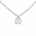 Rüschenbeck Kette mit Solitäranhänger 44cm 0,50 ct Diamant Weißgold 18K GIA Zertifikat Vorschau