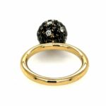 Saphir Ring Gr. 55 ca. 0,35 ct Diamanten Gelbgold 750/ 18K - Bild 4 Vorschau