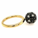 Saphir Ring Gr. 55 ca. 0,35 ct Diamanten Gelbgold 750/ 18K - Bild 3 Vorschau