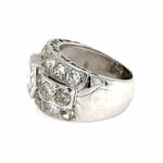 Diamanten Ring ca. 3,5 ct Gr. 53 Platin 950 - Bild 3 Vorschau