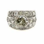 Diamanten Ring ca. 3,5 ct Gr. 53 Platin 950 Vorschau