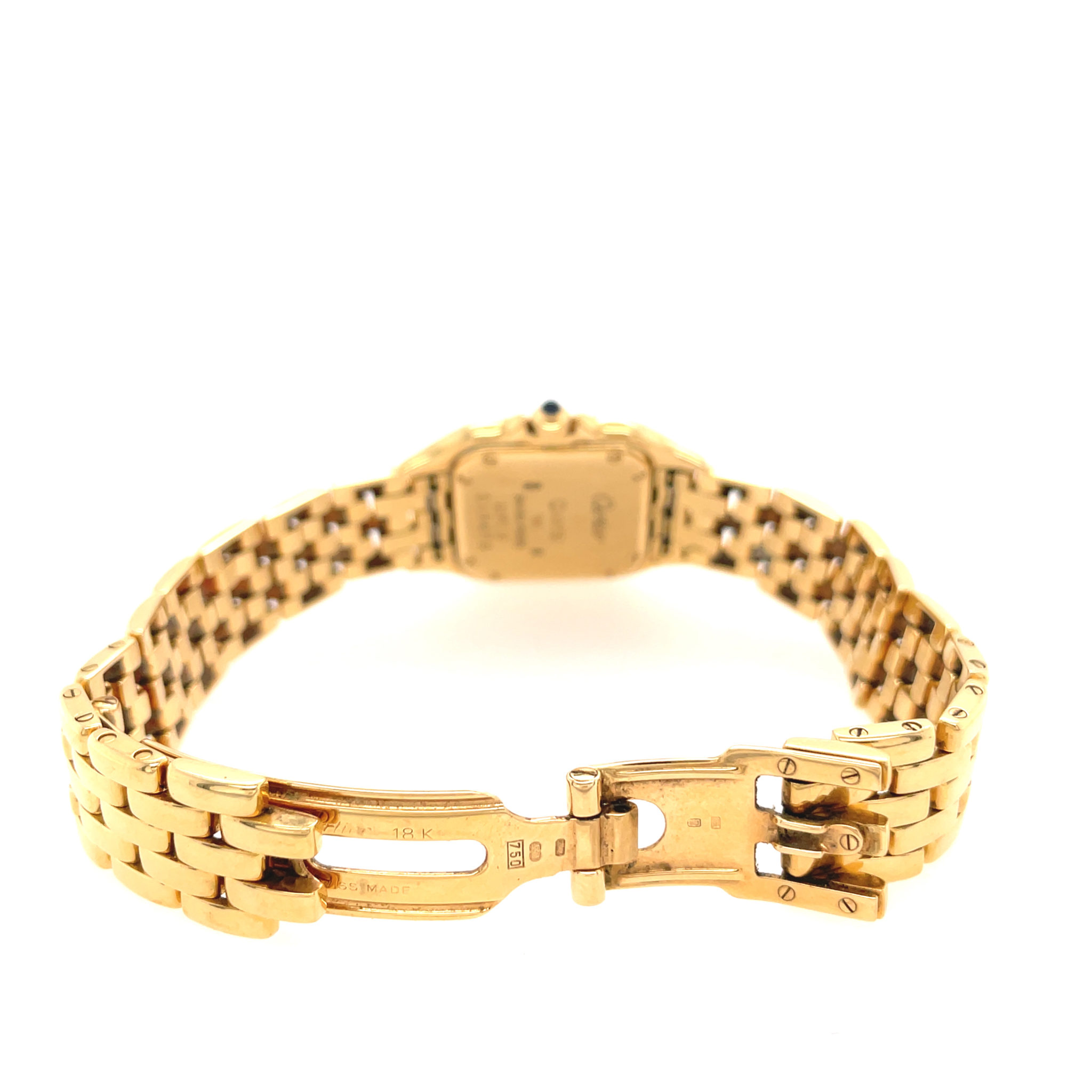 Cartier Panthere Ref. 1070 Gold 750 VINTAGE ca. 1990 in sehr gutem Zustand, Box - Bild 8
